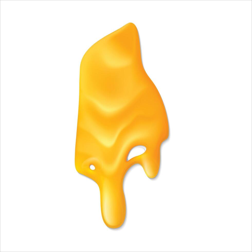 Sweet melted honey vector