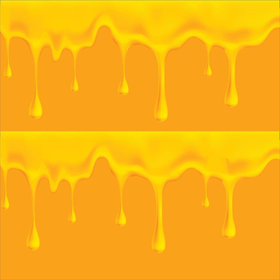 Flowing melted honey vector