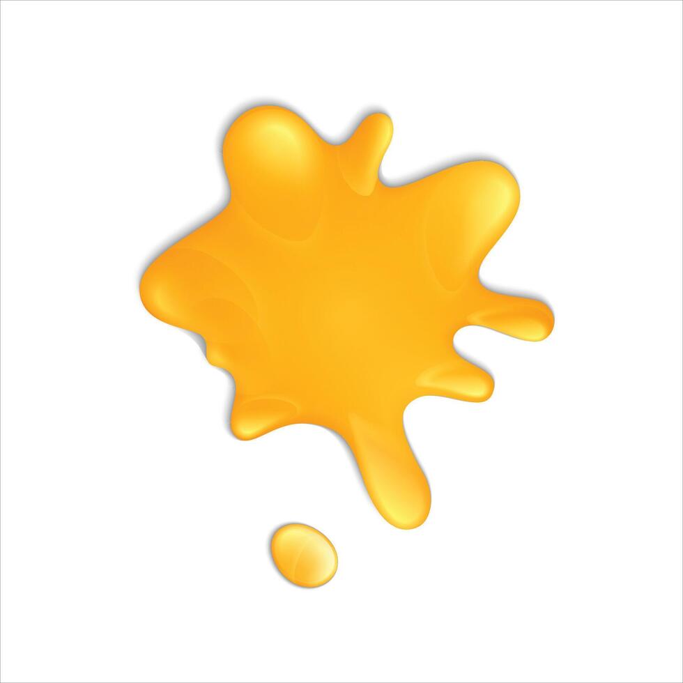 A splash of fresh honey vector