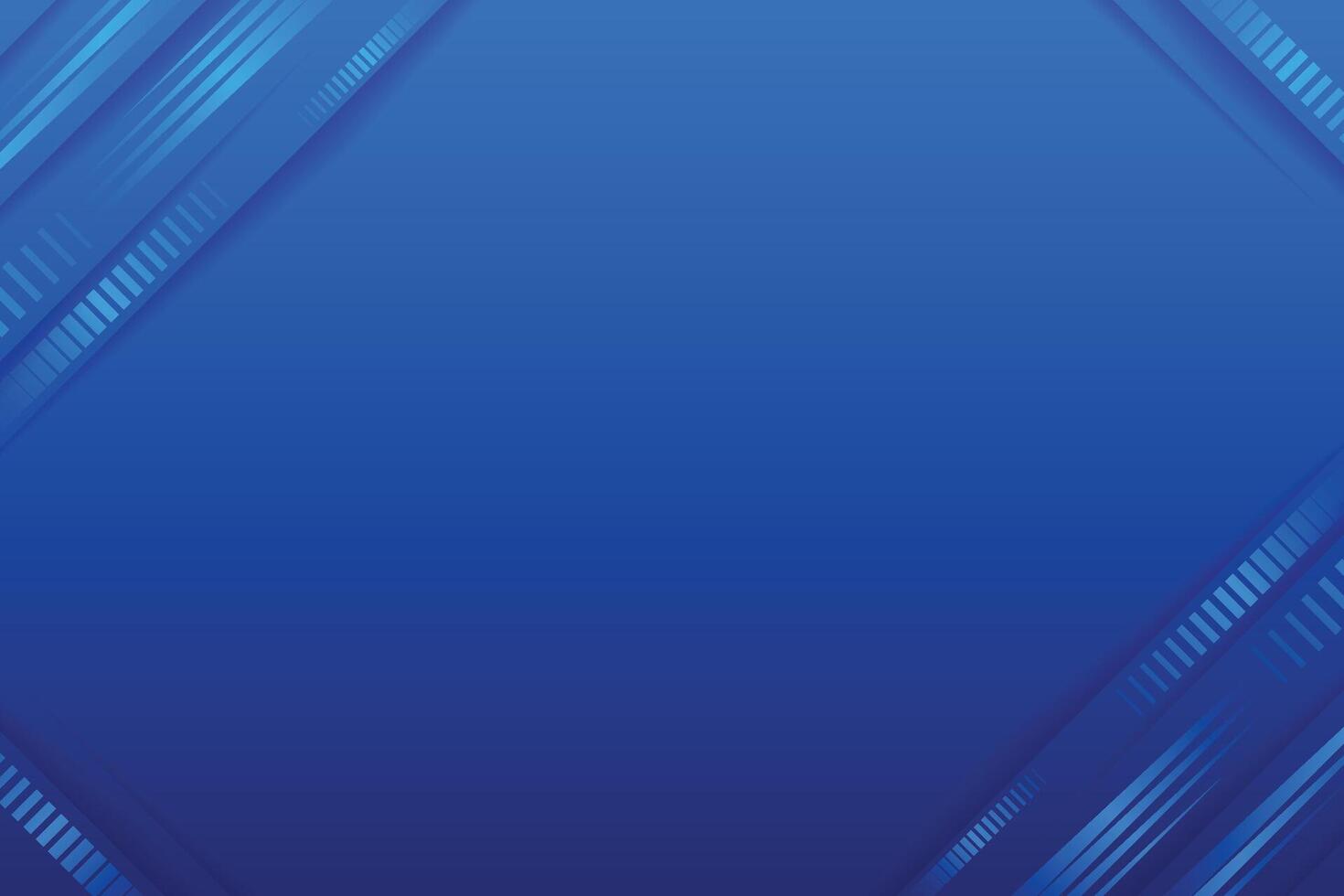 Gradient stripes blue background vector