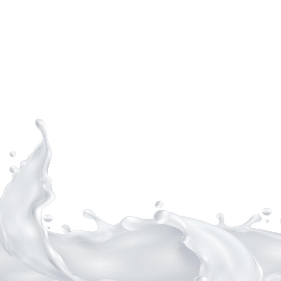 Milk splash seamless texture vector