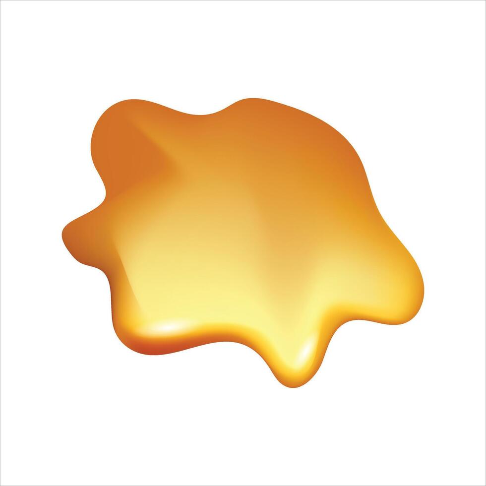 Fresh melted honey dripping vector