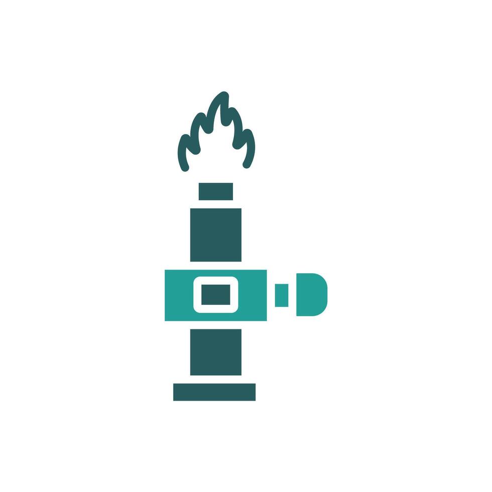 bunsen burner icon colours vector
