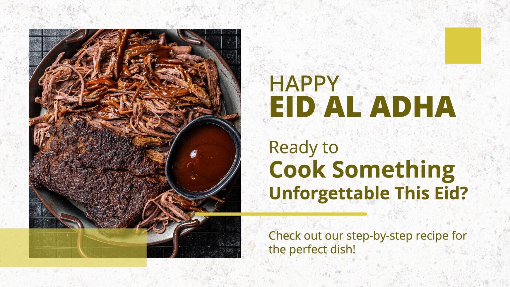 EID AL ADHA Recipe template