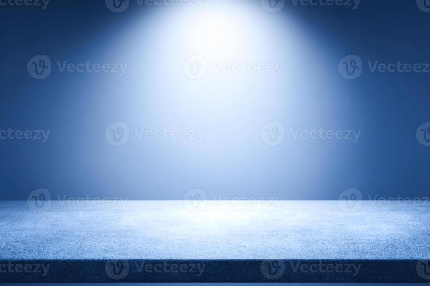 Illuminated Concrete Surface, Clean background with a single spotlight focusing on the surface photo