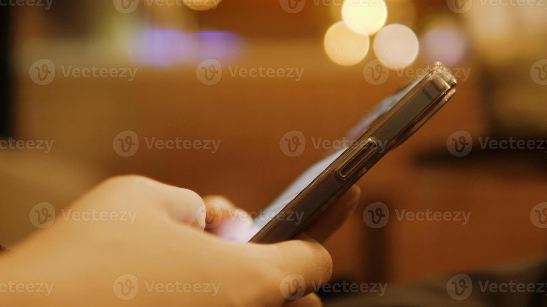 Communication via mobile phones, social media and working online, ordering products online photo