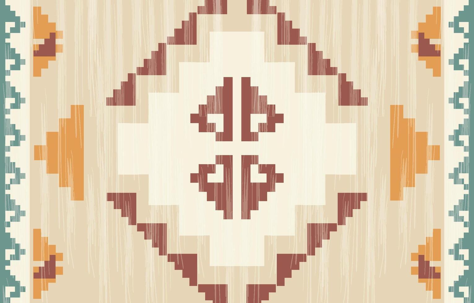 Geometric ethnic oriental ikat pattern traditional Design for background,carpet,wallpaper,clothing,wrapping,Batik,fabric vector