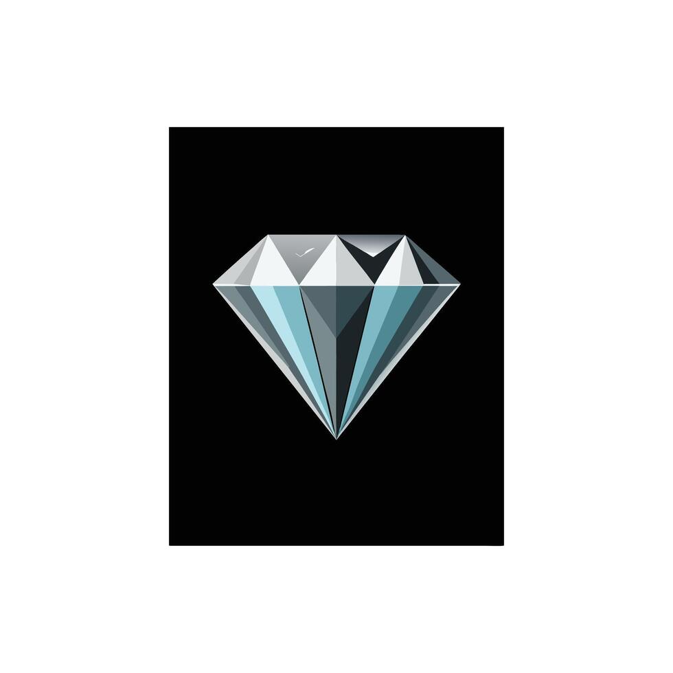Geometric Diamond Shape Illustration vector