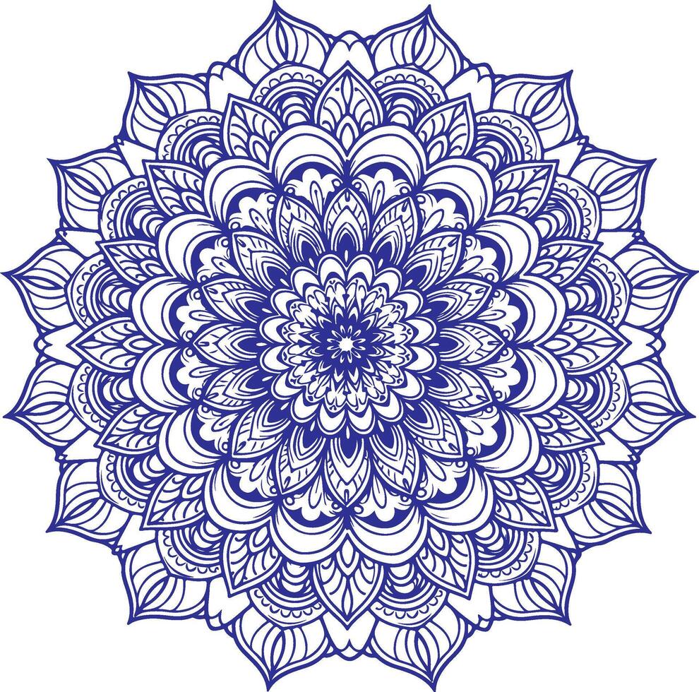mandala round ornament vector