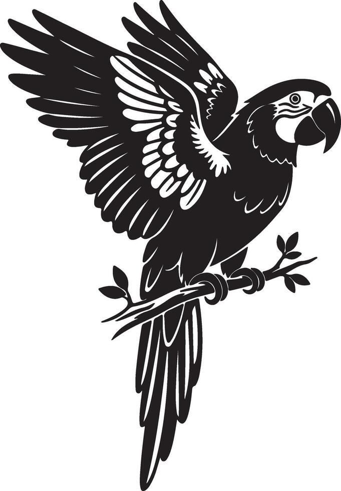 Parrot in Profile vector