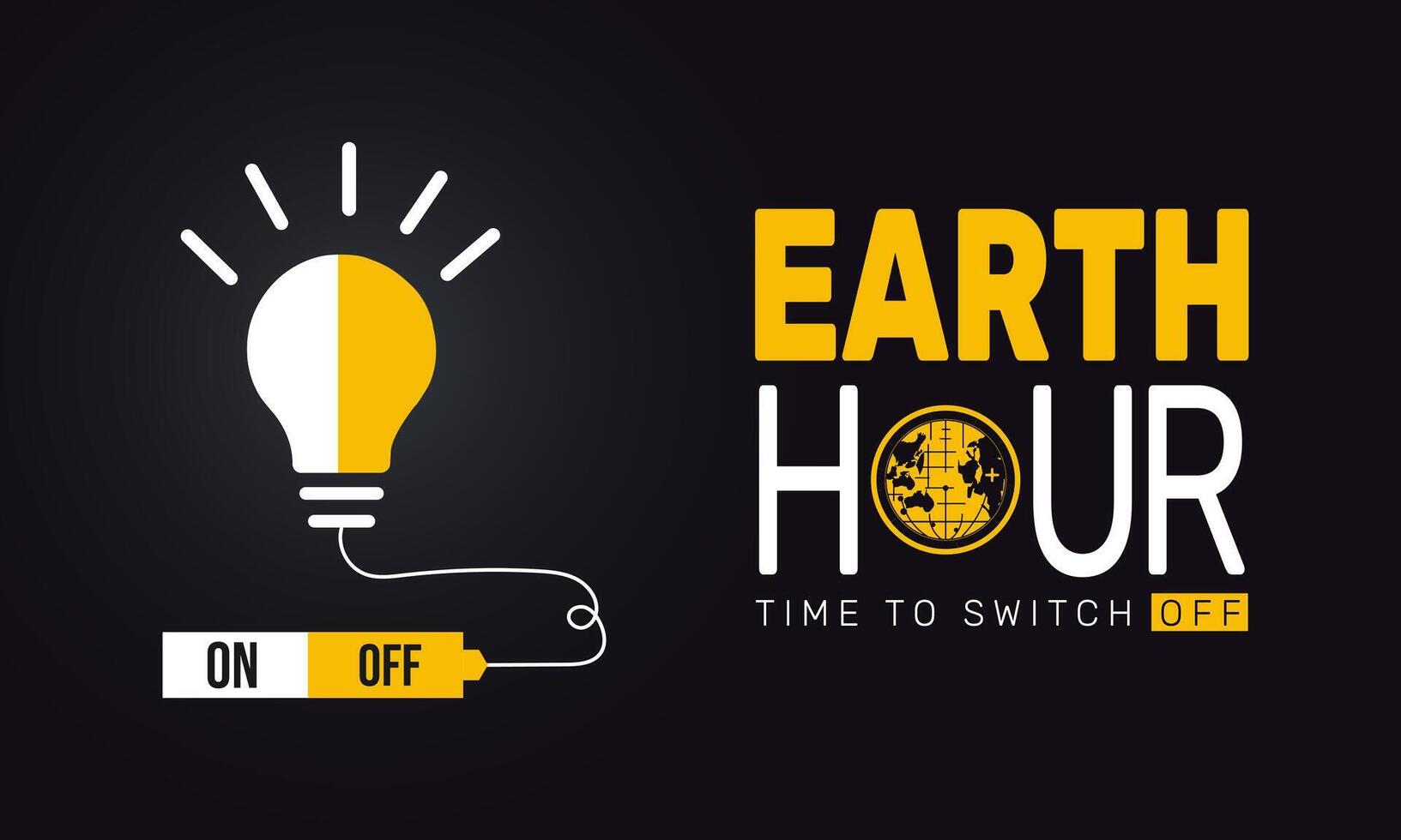Join the Earth Hour Movement vector