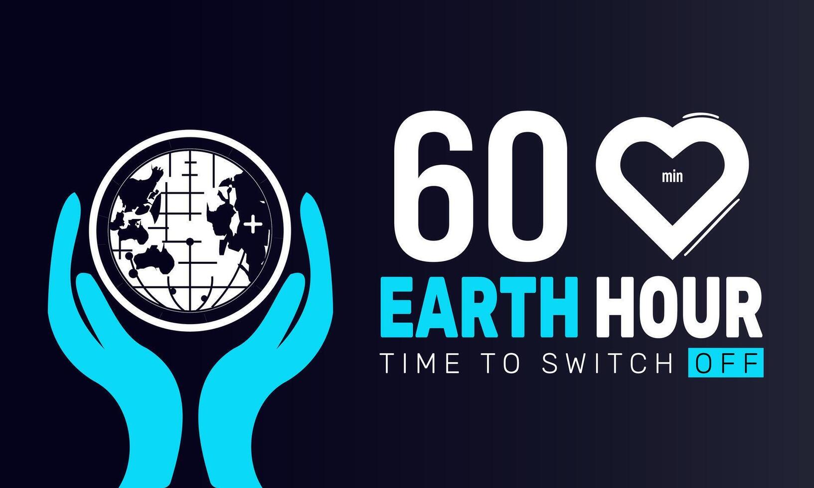 Earth Hour Global Lights Out vector