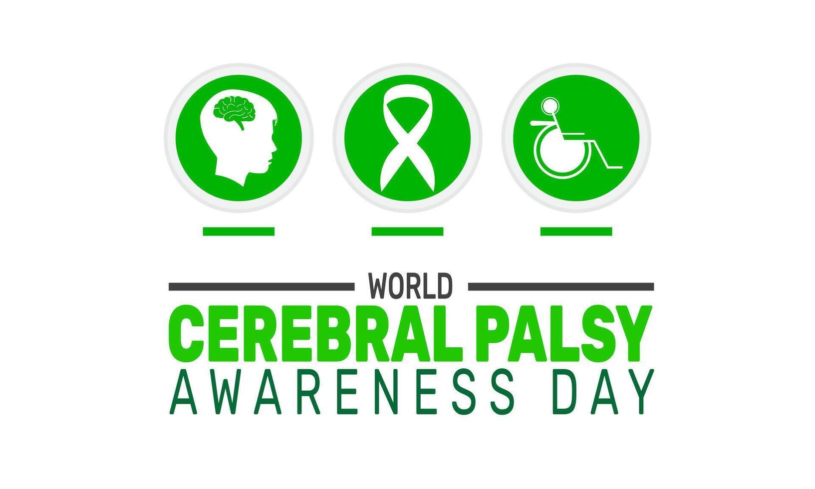 Understanding Cerebral Palsy Awareness Day vector