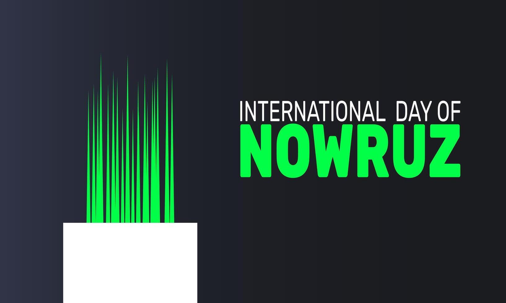 Celebration of International Day of Nowruz vector