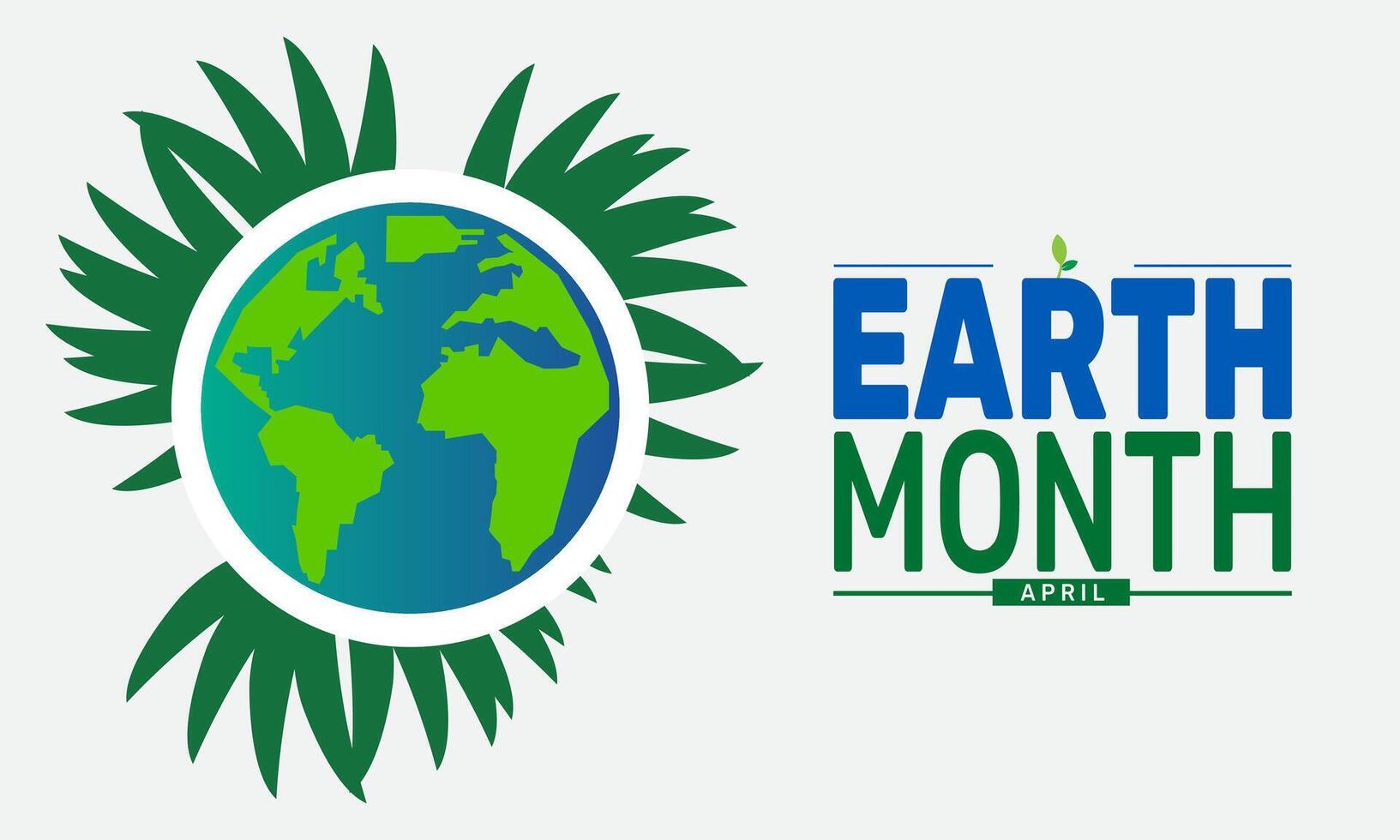 Protecting Our Planet Earth Month vector