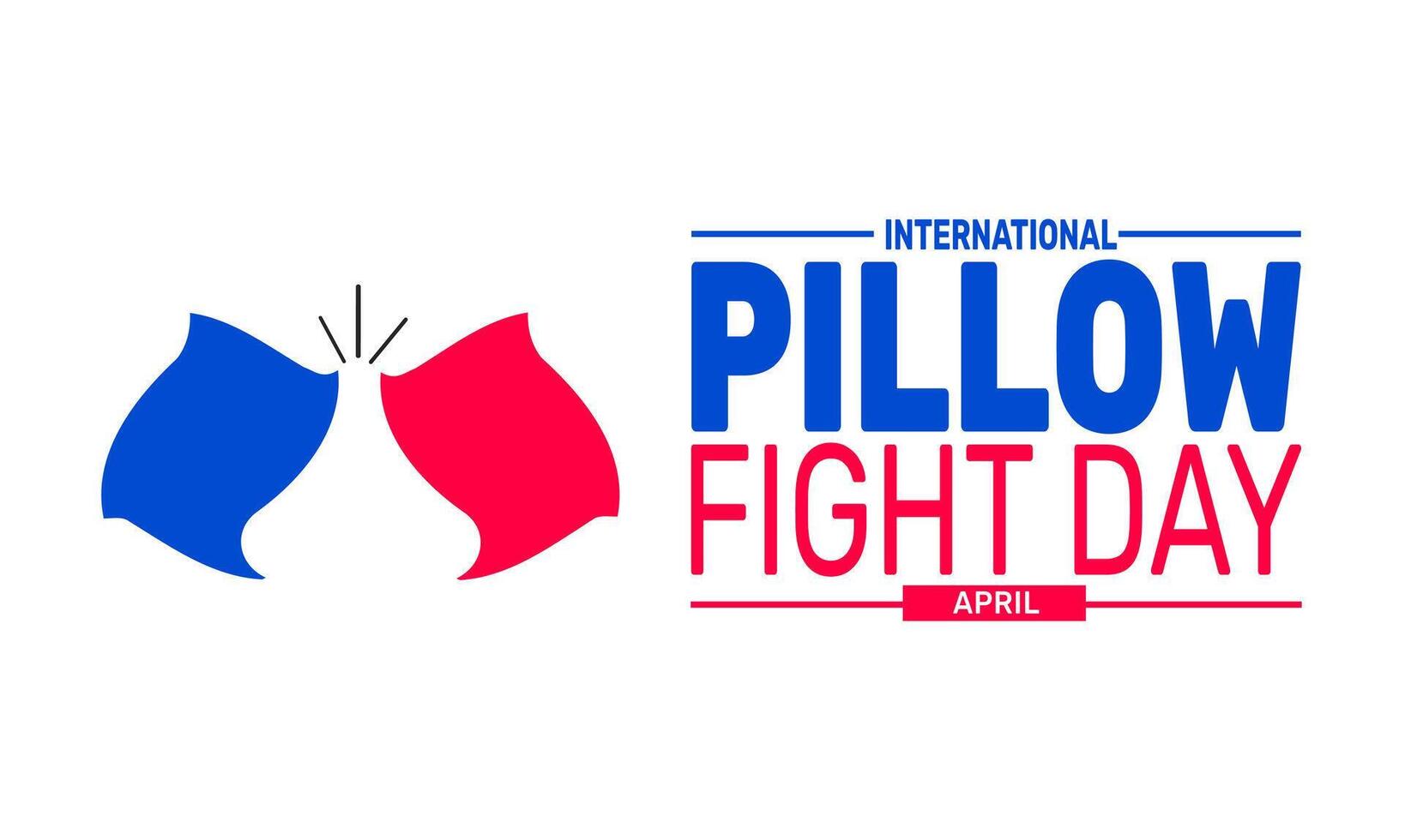 International Pillow Fight Day turns ordinary spaces into playful zones of creativity and connection vector