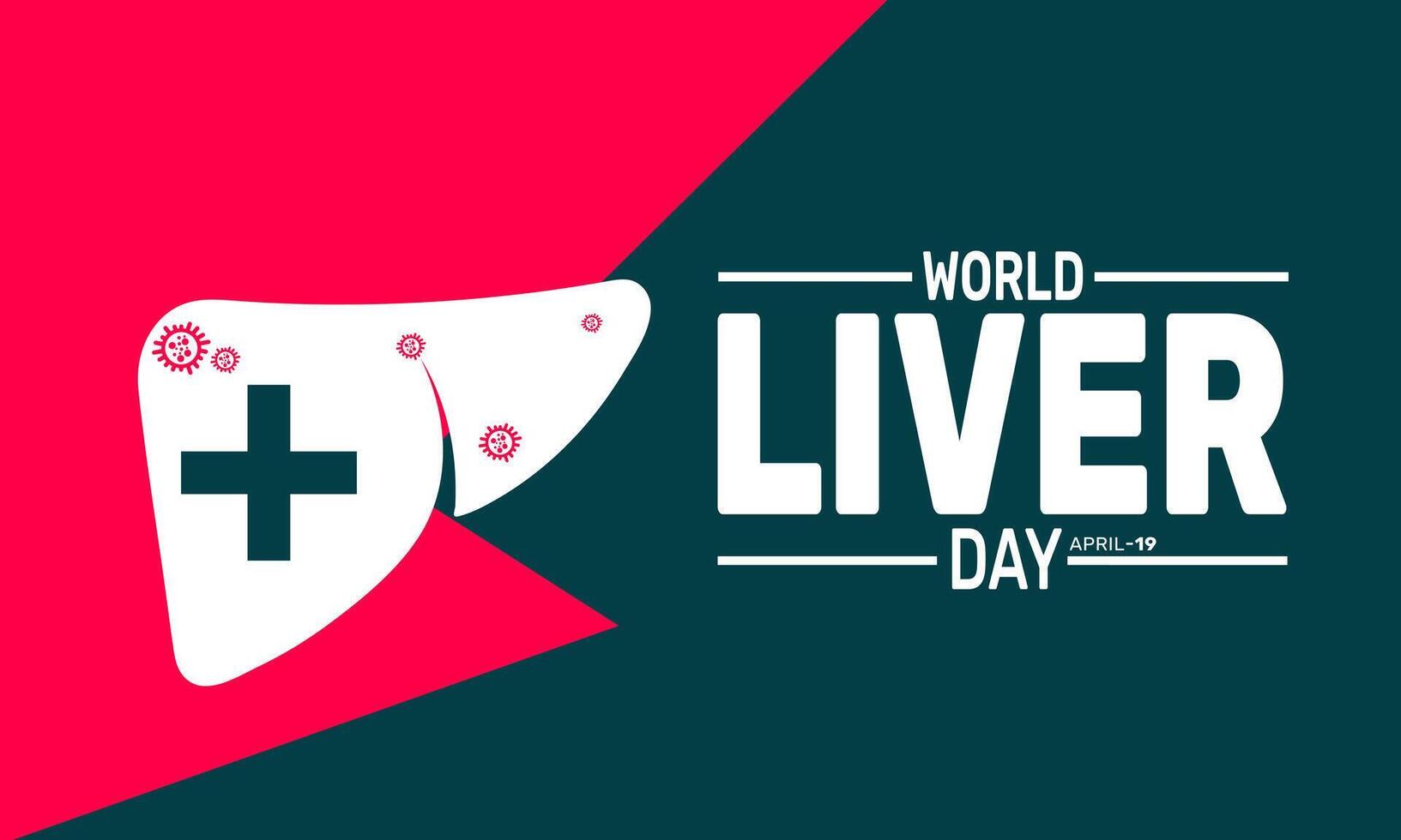 World Liver Day Focus on Liver Health to Boost Energy and Overall Wellbeing vector