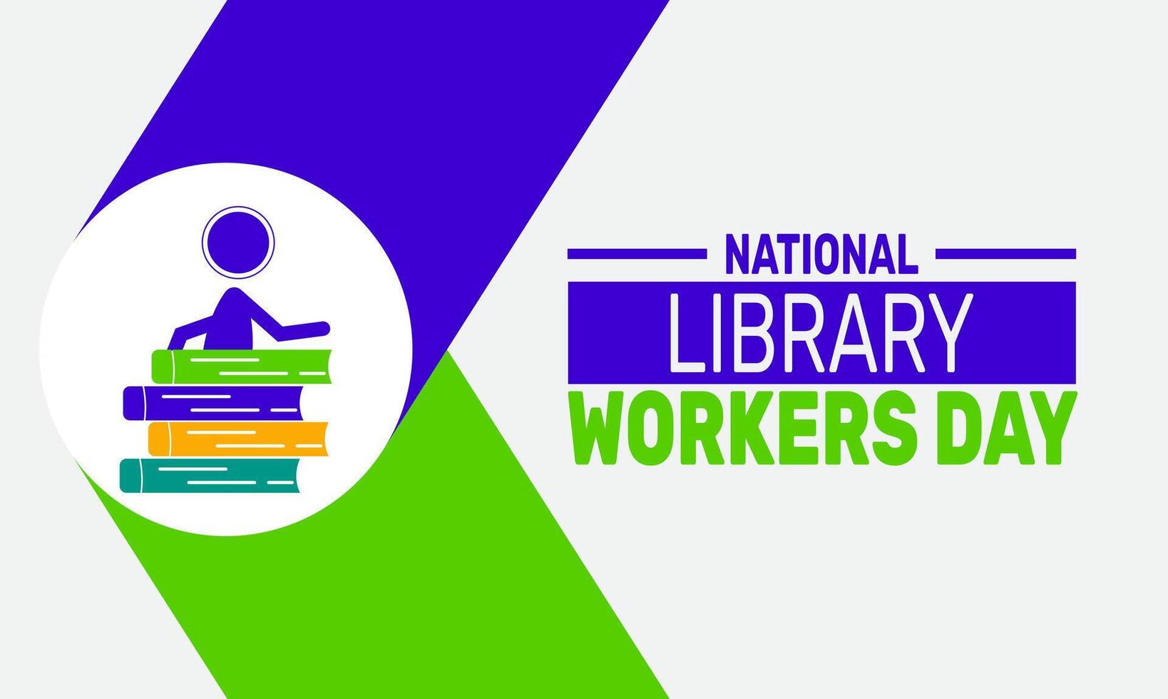 Celebrating National Library Workers Day vector