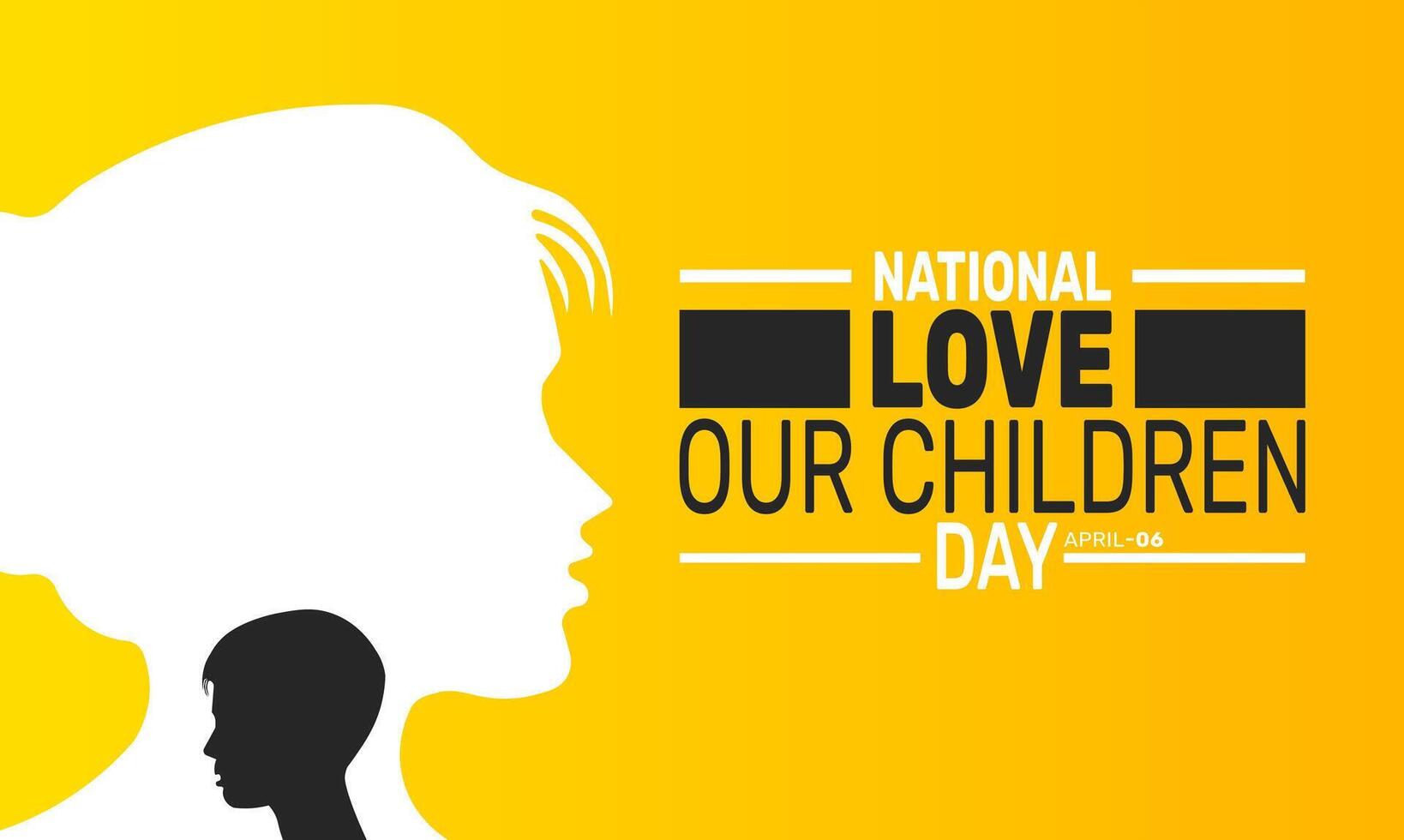 Celebrate National Love Our Children Day with joyful families kids playing hugging and spreading kindness and care everywhere vector