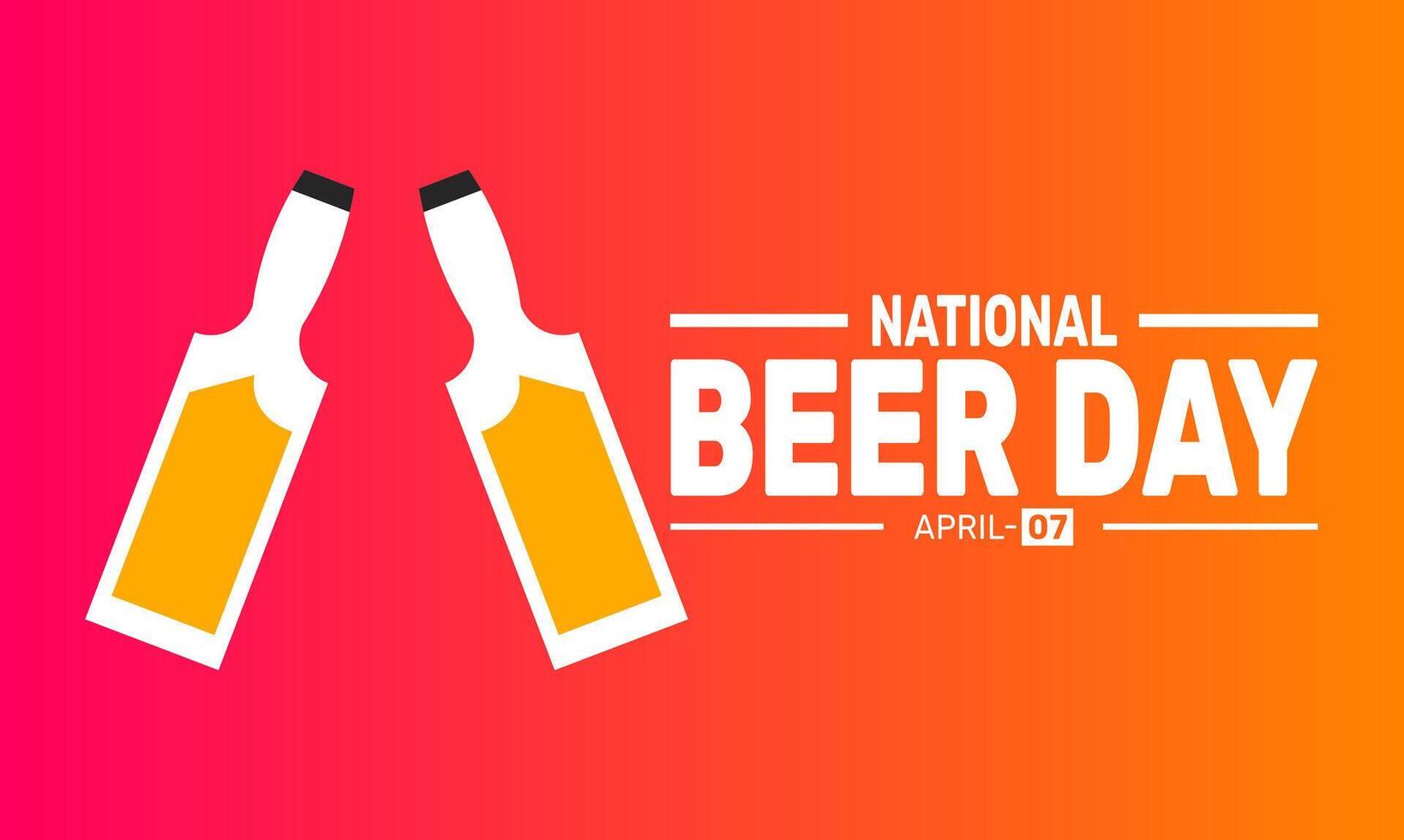 Friends Toasting with Beer on National Beer Day vector