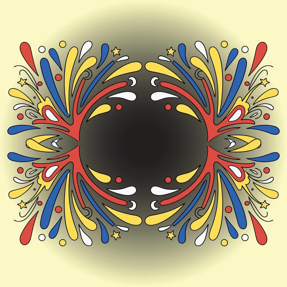 Festive Abstract Burst Illustration for Celebration and Events vector