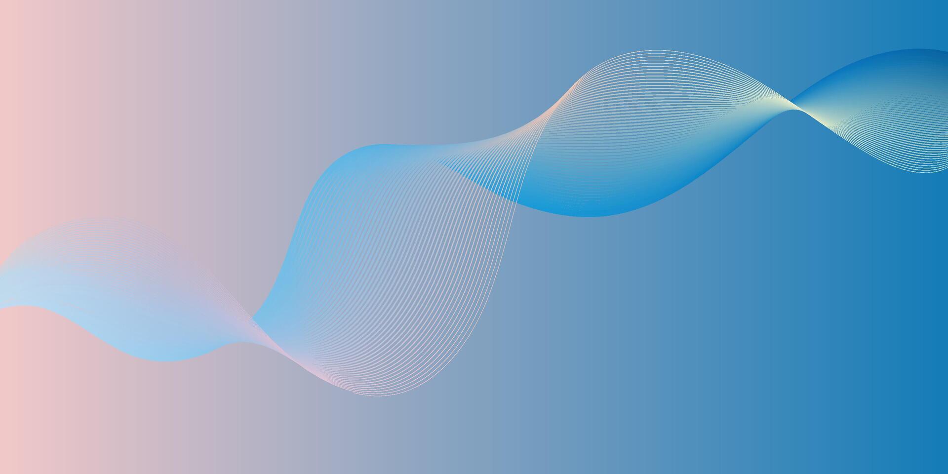 abstract technology flowing lines gradient background vector