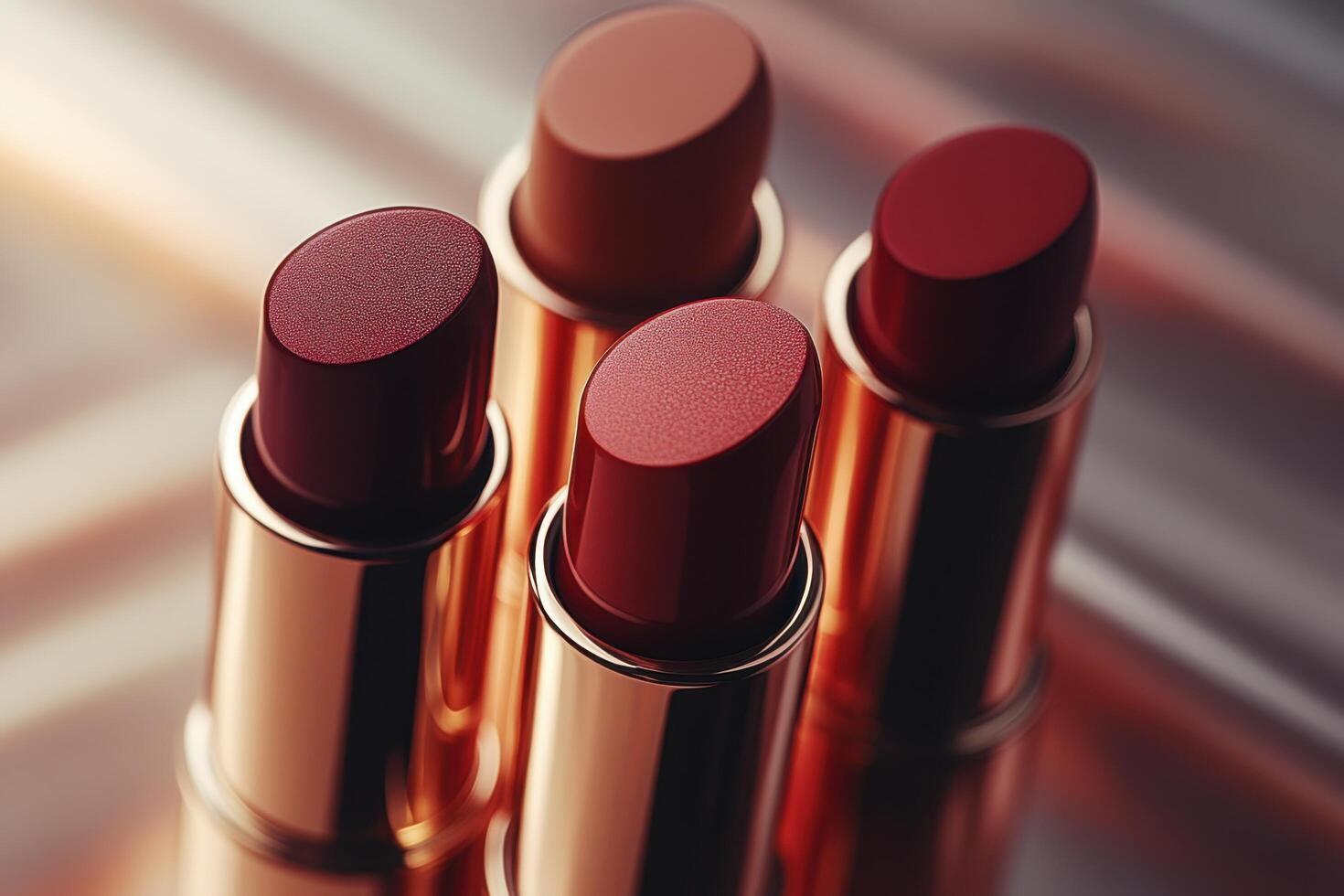 three lipstick shades are shown in a row photo