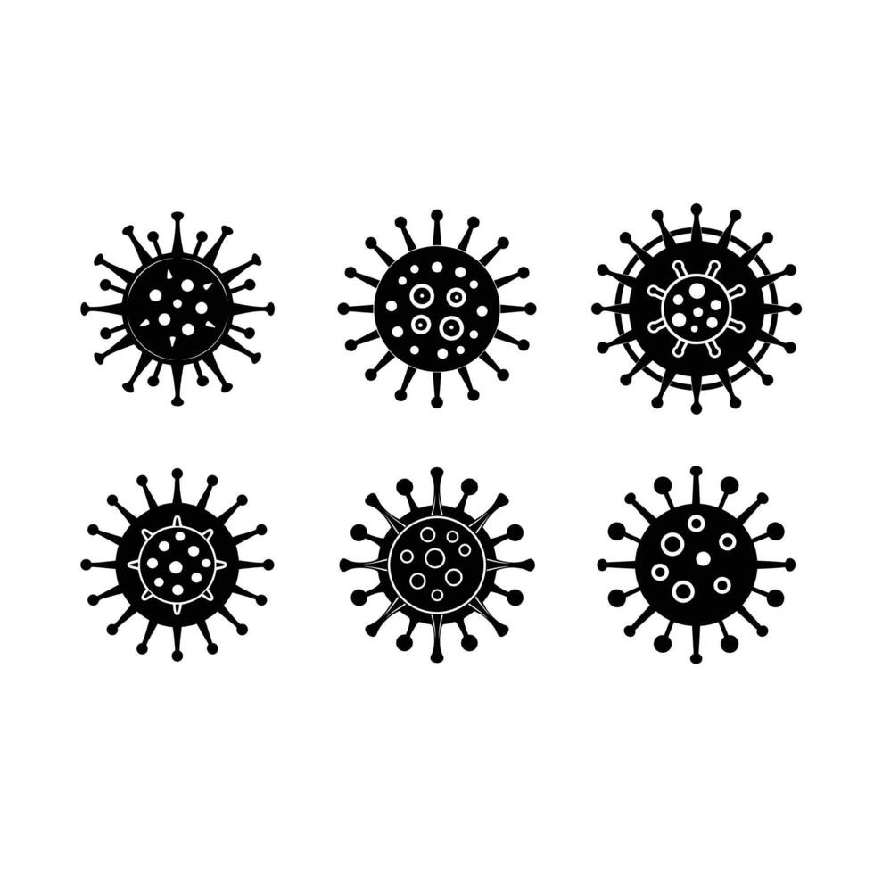 Virus Icon Graphic Design File Virus Symbol for Digital Projects vector