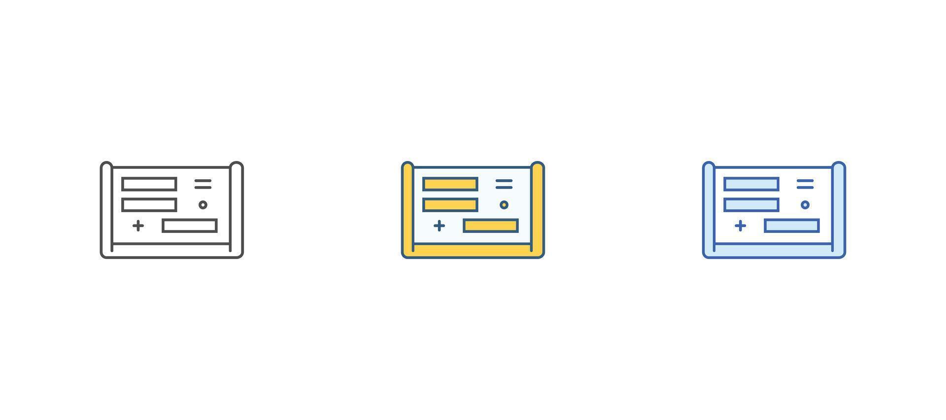 Action plan concept illustration. vector