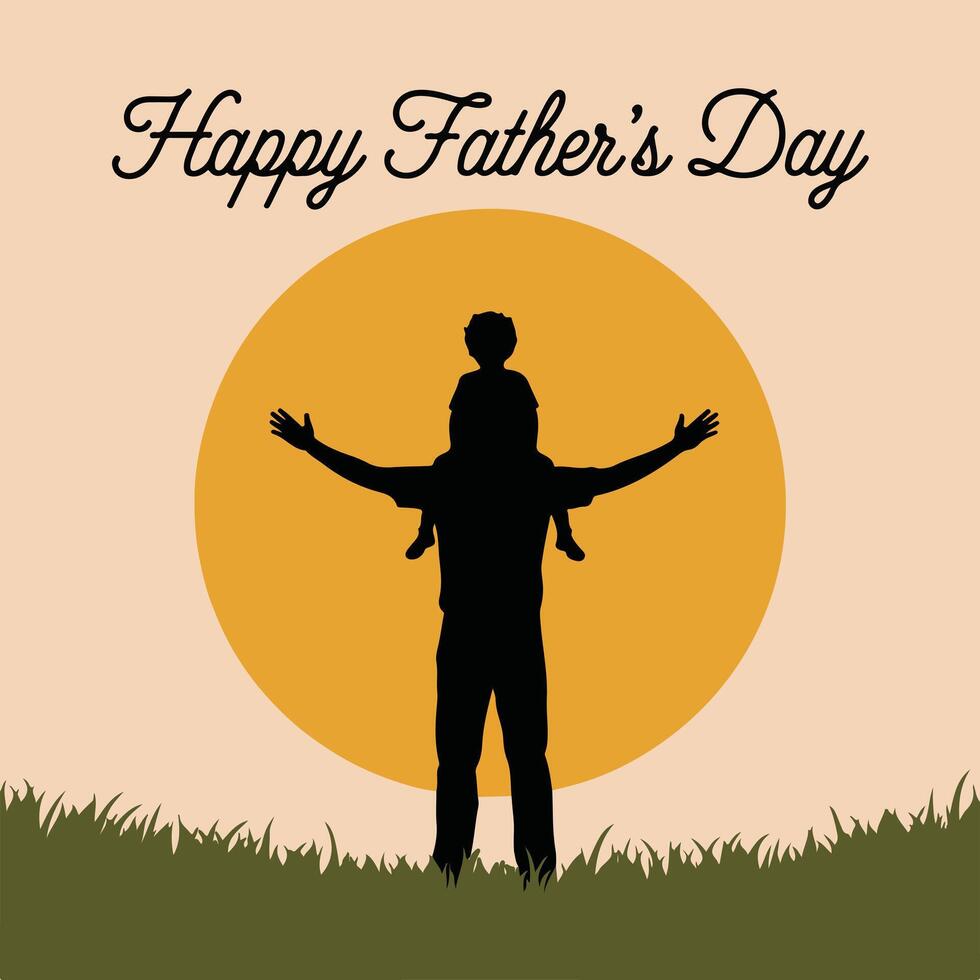 happy father's day quotes vector