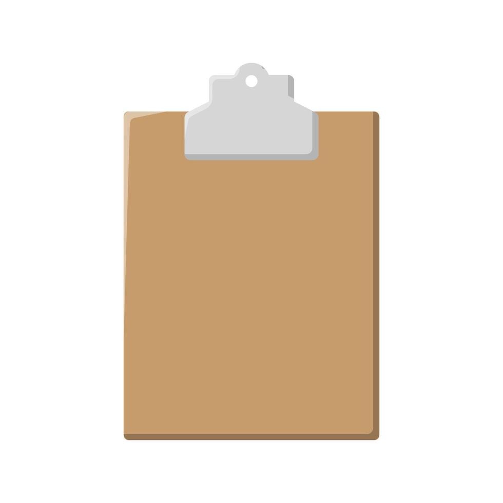 Clipboard icon. Ideal for exams, checklists, or school projects. vector