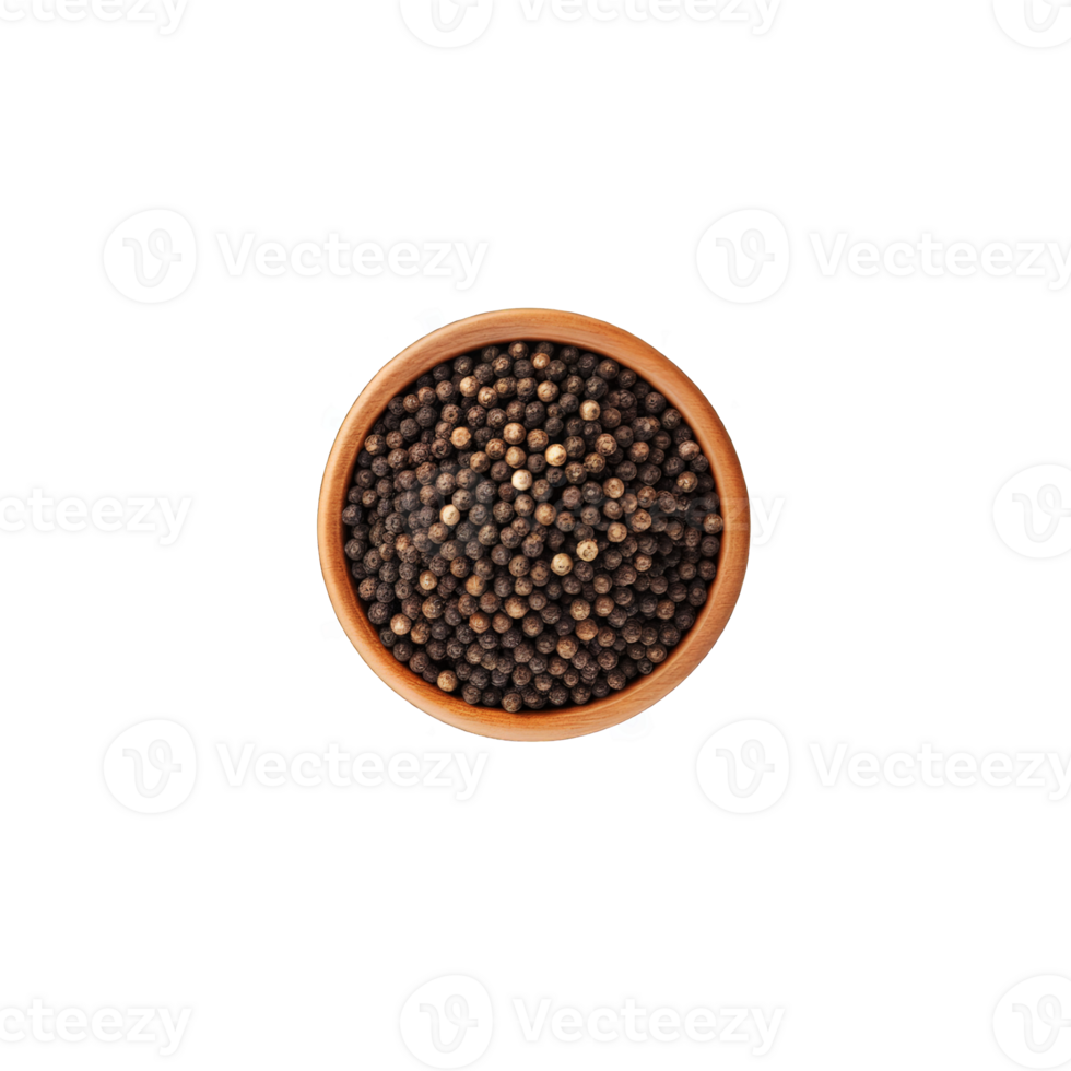 Black pepper isolated spice ingredient png