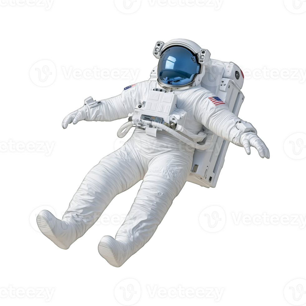 Astronaut mom floating in space Mother's Day theme png