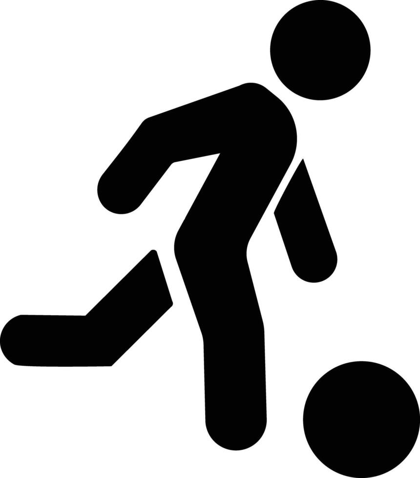 soccer player. player shooting. a black and white silhouette of a man kicking a soccer ball vector