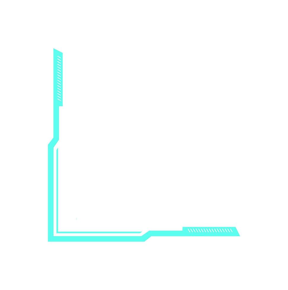 Y2K retro frame icon. Abstract shape of a modern element. Futuristic design, flat aesthetic, ideal for digital decoration and UI projects. vector