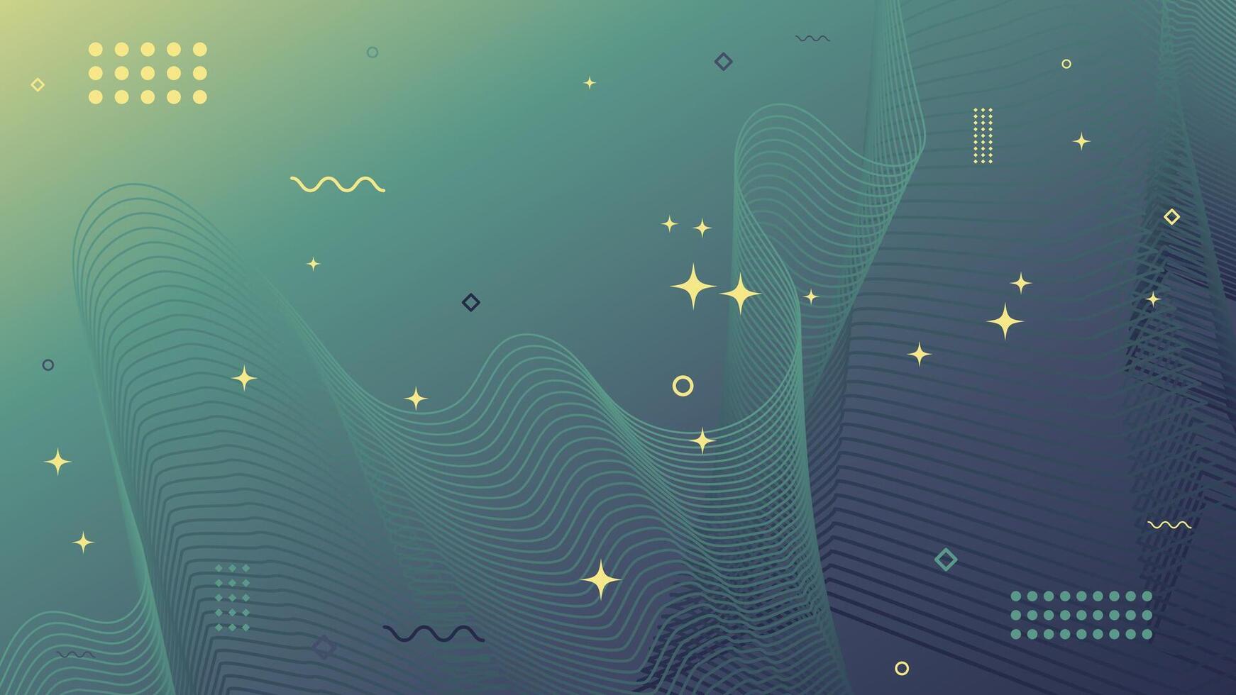 Abstract modern dark background of flowing element trend design. Winter color palette. vector