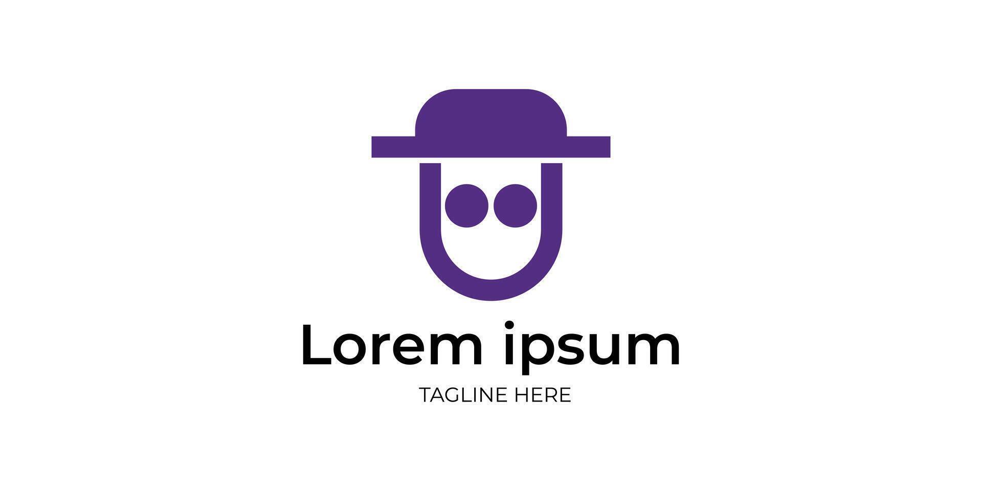 Man logo for your brand vector