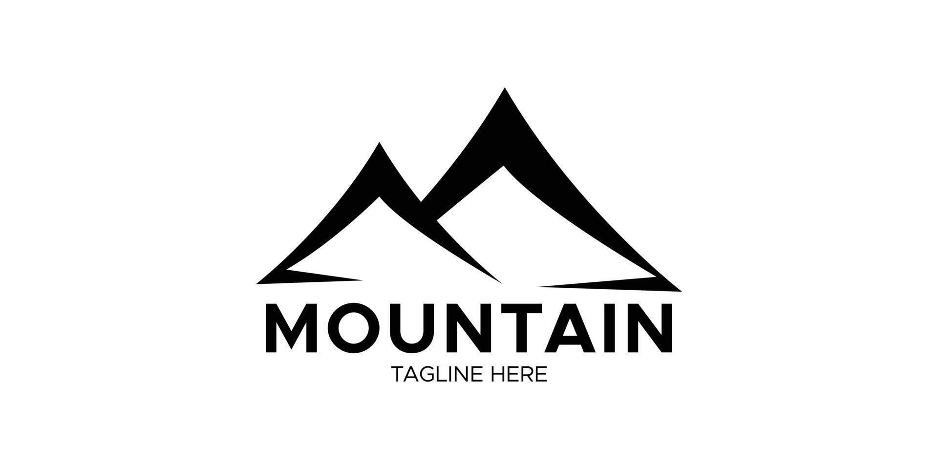 Mountain logo for your brand vector