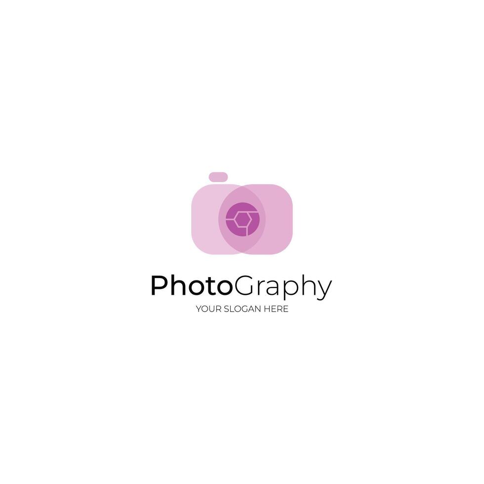 Camera logo for your business vector