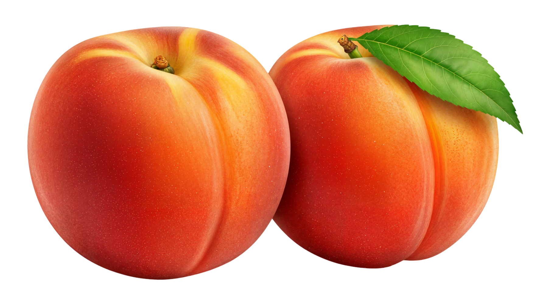 juicy and fresh 2 peach png