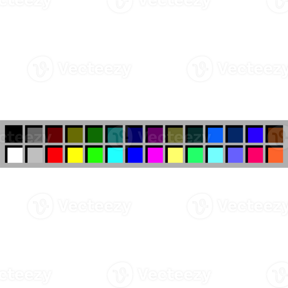 Retro Pixel Art Window UI Blank Dialog Box - 90s Vintage Computer Interface png