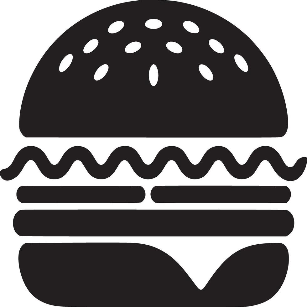 A hamburger icon on a white background vector