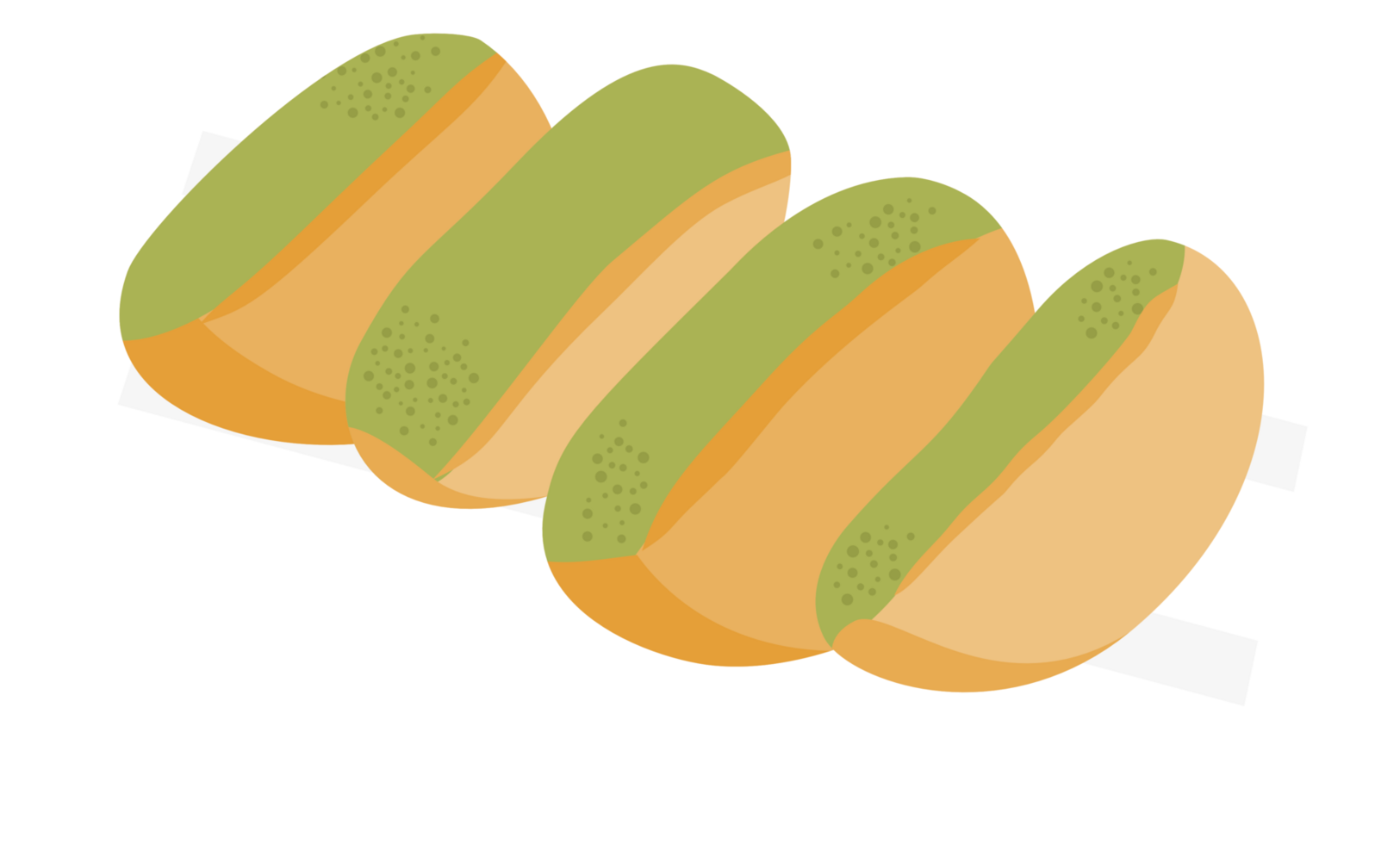 kue pukis with pandan flavor png