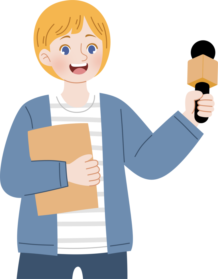 man interview other people png
