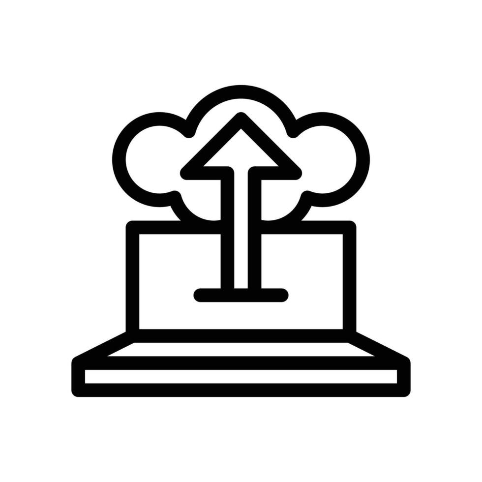 Upload to Cloud vector