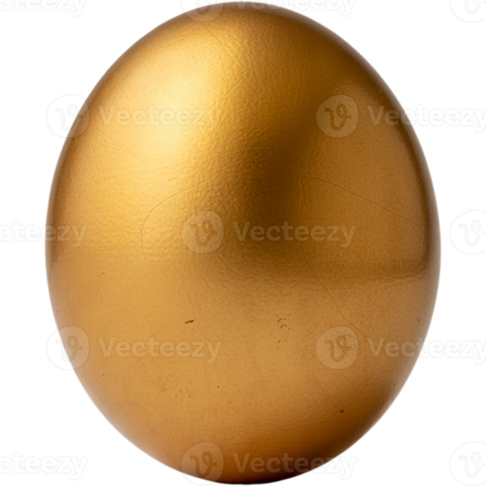 Golden egg with glossy Image, egg isolated on transparent background, Golden egg illustration png