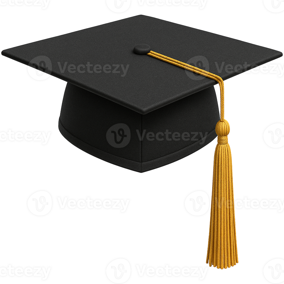 graduation cap Image, graduation cap isolated on transparent background, graduation cap illustration png