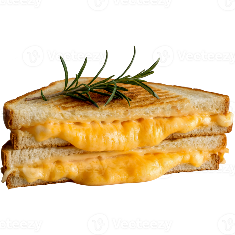 Grilled cheese sandwich sliced Image, sandwich isolated on transparent background, sandwich illustration png