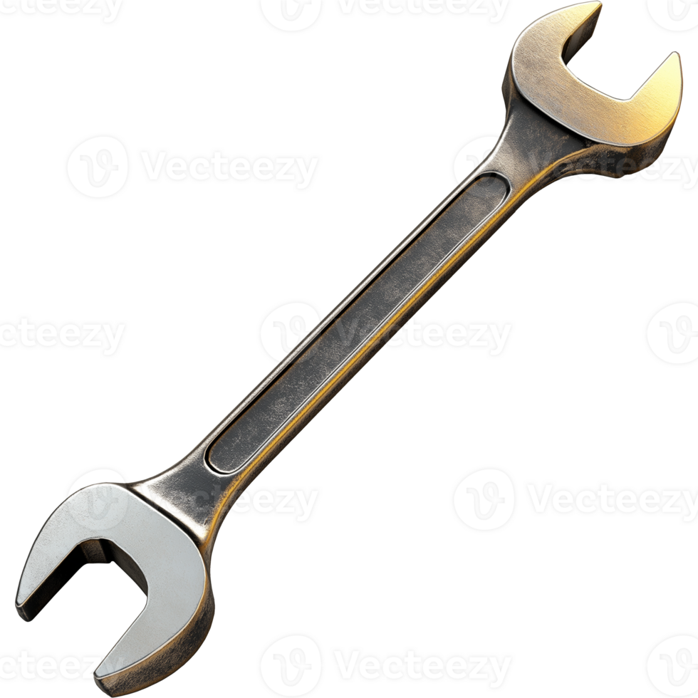 Hand Wrench tool Image, Wrench isolated on transparent background, Wrench illustration png