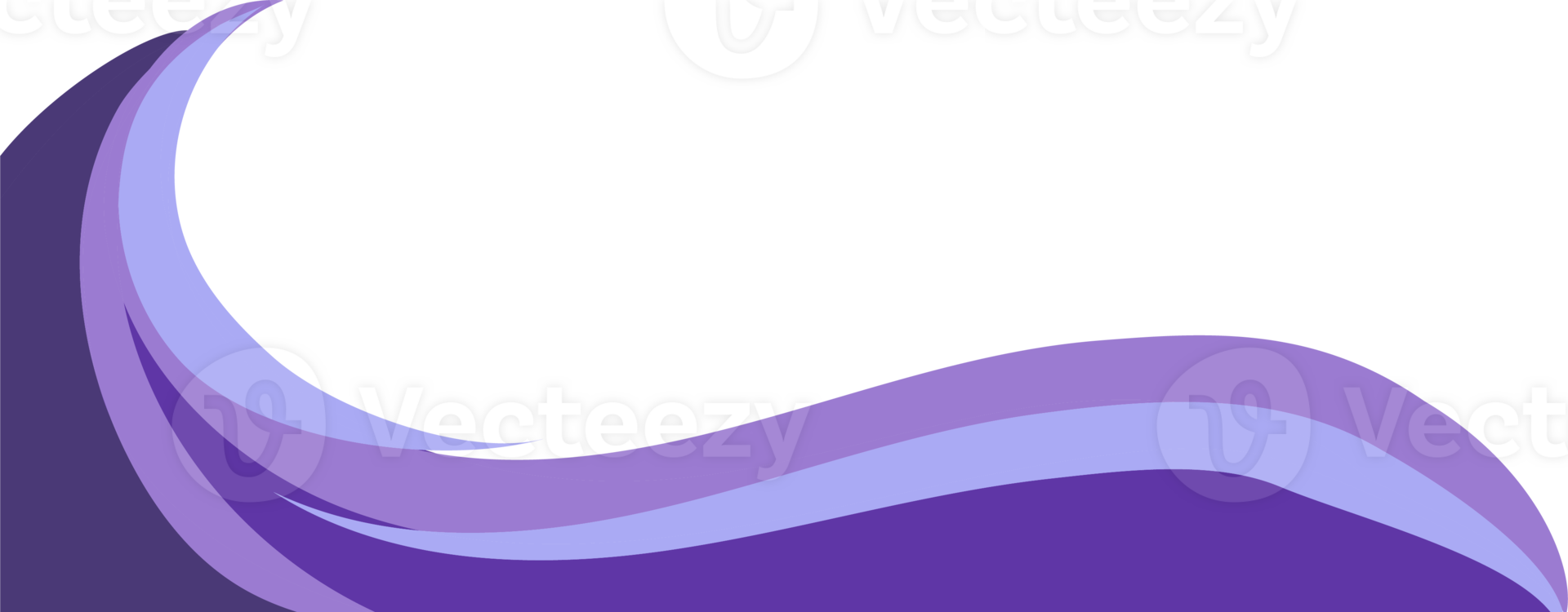 Lavender and Gold Corner Accent png